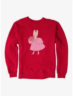 Coupon 🔔 Marron Cream Red Roses Sweatshirt 🎉 -Cheap Sanrio Store 18690563 hi 1