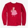 Coupon 🔔 Marron Cream Red Roses Sweatshirt 🎉 -Cheap Sanrio Store 18690563 hi