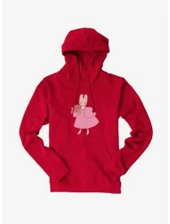 Best Sale ✨ Marron Cream Red Roses Hoodie 🥰 -Cheap Sanrio Store 18690955 hi