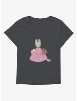 Budget 🥰 Marron Cream Pretty In Pink 👧 Girls T-Shirt Plus Size 😍 -Cheap Sanrio Store 18691187 hi