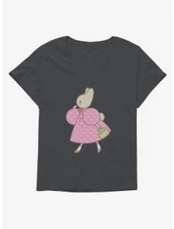 Cheap 💯 Marron Cream Taking A Stroll 👧 Girls T-Shirt Plus Size 🌟 -Cheap Sanrio Store 18691259 hi