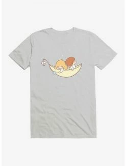 Budget ❤️ Little Twin Stars Galaxy Boat Ride T-Shirt 🛒 -Cheap Sanrio Store 18691998 hi