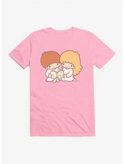 Best Pirce ✔️ Little Twin Stars Reading Time T-Shirt 🤩 -Cheap Sanrio Store 18692223 hi