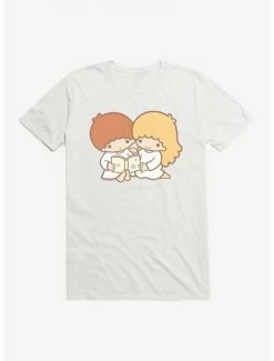 Best Pirce ✔️ Little Twin Stars Reading Time T-Shirt 🤩 -Cheap Sanrio Store 18692277 hi