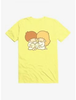 Best Pirce ✔️ Little Twin Stars Reading Time T-Shirt 🤩 -Cheap Sanrio Store 18692286 hi
