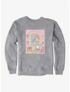 Discount ⌛ Little Twin Stars Window Dreams Sweatshirt 🛒 -Cheap Sanrio Store 18692909 hi