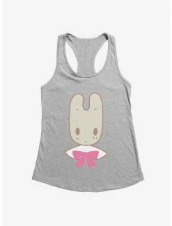 Hot Sale 🥰 Marron Cream Pink Bow Bunny 👧 Girls Tank 🎁