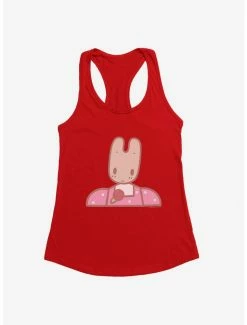 Best deal 😉 Marron Cream Pink Bunny 👧 Girls Tank 🤩 -Cheap Sanrio Store 18693465 hi