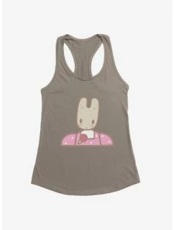 Best deal 😉 Marron Cream Pink Bunny 👧 Girls Tank 🤩 -Cheap Sanrio Store 18693479 hi