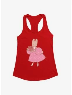 Cheapest 😉 Marron Cream Red Roses 👧 Girls Tank 👍 -Cheap Sanrio Store 18693633 hi