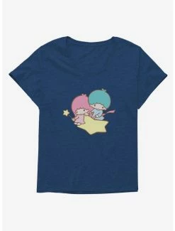 Top 10 ❤️ Little Twin Stars Flying Over 👧 Girls T-Shirt Plus Size 👍