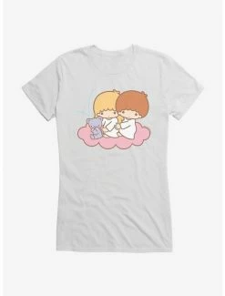 Cheapest 😉 Little Twin Stars Cloud Ride 👧 Girls T-Shirt 🛒 -Cheap Sanrio Store 18697139 hi