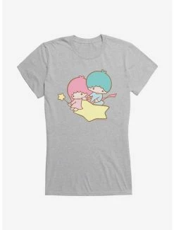 Promo 🌟 Little Twin Stars Flying Over 👧 Girls T-Shirt 🥰 -Cheap Sanrio Store 18697209 hi
