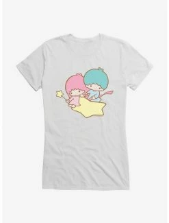 Promo 🌟 Little Twin Stars Flying Over 👧 Girls T-Shirt 🥰 -Cheap Sanrio Store 18697223 hi