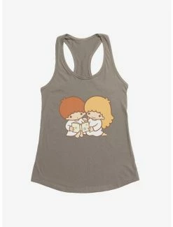 Cheapest 🧨 Little Twin Stars Reading Time 👧 Girls Tank 🛒 -Cheap Sanrio Store 18697877 hi