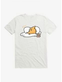 Budget 😍 Gudetama Don't Wake Me Up T-Shirt ❤️ -Cheap Sanrio Store 18712385 hi
