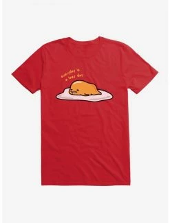 New 🤩 Gudetama Everyday Is A Lazy Day T-Shirt 👍 -Cheap Sanrio Store 18712556 hi