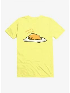 New 🤩 Gudetama Everyday Is A Lazy Day T-Shirt 👍 -Cheap Sanrio Store 18712592 hi