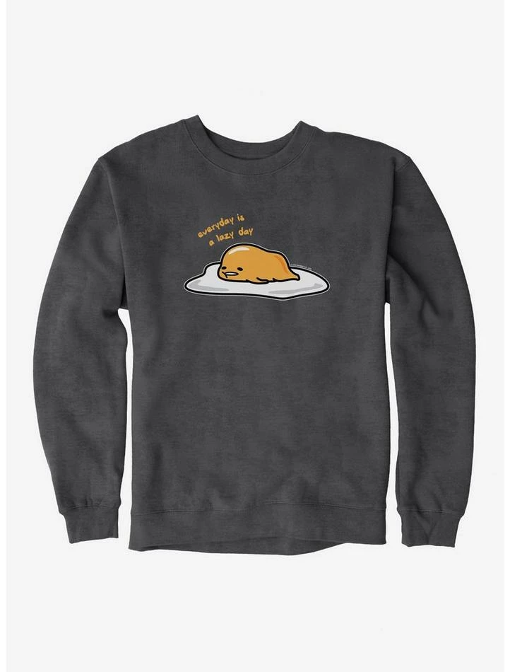 Best Sale ⌛ Gudetama Everyday Is A Lazy Day Sweatshirt ✨ 5 Best Sale ⌛ Gudetama Everyday Is A Lazy Day Sweatshirt ✨ - Image 3