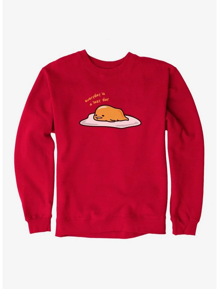 Best Sale ⌛ Gudetama Everyday Is A Lazy Day Sweatshirt ✨ 9 Best Sale ⌛ Gudetama Everyday Is A Lazy Day Sweatshirt ✨ - Image 7