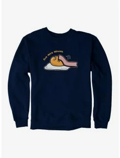 Cheap 🎁 Gudetama Five More Minutes Sweatshirt 👏 -Cheap Sanrio Store 18714435 hi