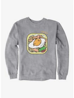 Flash Sale ❤️ Gudetama Gude Bowl Sweatshirt 🎉 -Cheap Sanrio Store 18714512 hi