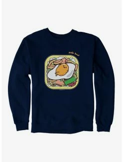 Flash Sale ❤️ Gudetama Gude Bowl Sweatshirt 🎉 -Cheap Sanrio Store 18714519 hi