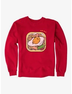 Flash Sale ❤️ Gudetama Gude Bowl Sweatshirt 🎉 -Cheap Sanrio Store 18714533 hi