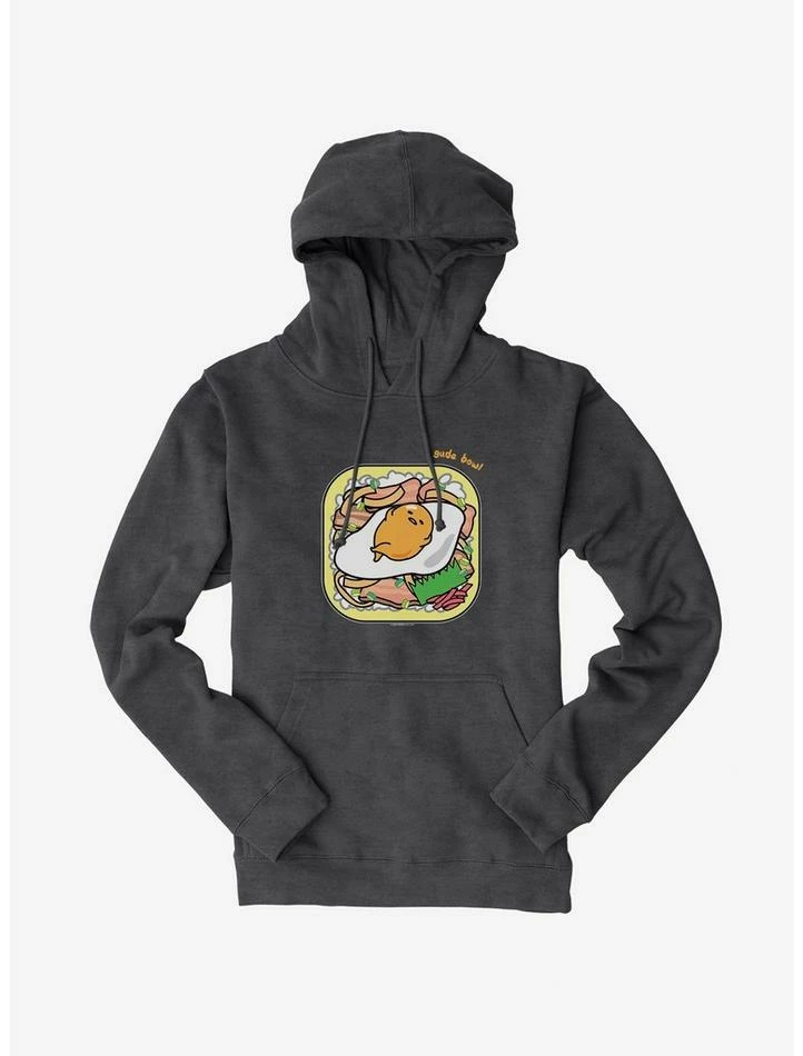 Discount 😉 Gudetama Gude Bowl Hoodie ✨ 5 Discount 😉 Gudetama Gude Bowl Hoodie ✨ - Image 3