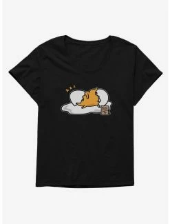 Brand new 🌟 Gudetama Don't Wake Me Up 👧 Girls T-Shirt Plus Size ❤️ -Cheap Sanrio Store 18716020 hi
