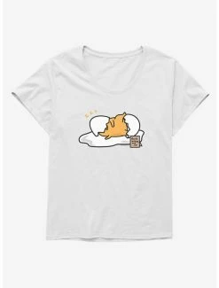 Brand new 🌟 Gudetama Don't Wake Me Up 👧 Girls T-Shirt Plus Size ❤️ -Cheap Sanrio Store 18716047 hi