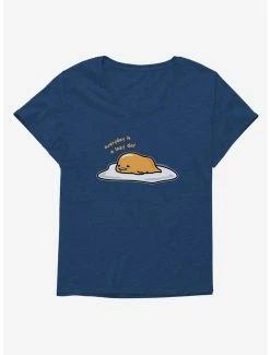Discount 😉 Gudetama Everyday Is A Lazy Day 👧 Girls T-Shirt Plus Size 👏 -Cheap Sanrio Store 18716110 hi