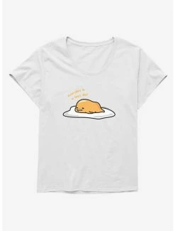 Discount 😉 Gudetama Everyday Is A Lazy Day 👧 Girls T-Shirt Plus Size 👏