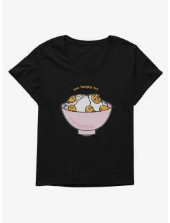 Coupon 😀 Gudetama Just Hanging Out 👧 Girls T-Shirt Plus Size ❤️ -Cheap Sanrio Store 18716272 hi