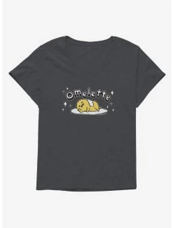 Top 10 🎁 Gudetama Omelette 👧 Girls T-Shirt Plus Size 🥰 -Cheap Sanrio Store 18716391 hi