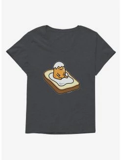 Brand new 🎉 Gudetama On Toast 👧 Girls T-Shirt Plus Size ✨ -Cheap Sanrio Store 18716427 hi