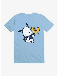 Outlet 😍 Pochacco Dancing With Mon-Mon T-Shirt 🤩 -Cheap Sanrio Store 18718975 hi