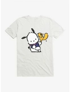 Outlet 😍 Pochacco Dancing With Mon-Mon T-Shirt 🤩 -Cheap Sanrio Store 18719002 hi