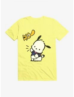 Buy 🔥 Pochacco Flying Mon-Mon T-Shirt ⭐ -Cheap Sanrio Store 18719101 hi