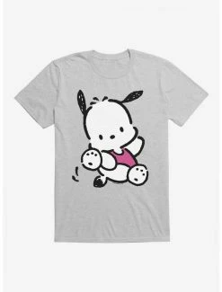 Deals ⭐ Pochacco Here For Fun Leaps T-Shirt 🎁 -Cheap Sanrio Store 18719227 hi