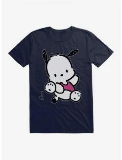 Deals ⭐ Pochacco Here For Fun Leaps T-Shirt 🎁 -Cheap Sanrio Store 18719254 hi