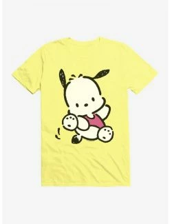 Deals ⭐ Pochacco Here For Fun Leaps T-Shirt 🎁 -Cheap Sanrio Store 18719281 hi