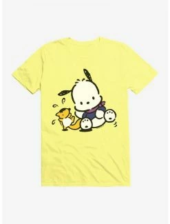 Top 10 🎉 Pochacco Playing With Mon-Mon T-Shirt 😉 -Cheap Sanrio Store 18719461 hi