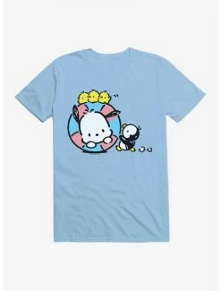 Cheap 🔔 Pochacco Swimming With Friends T-Shirt 🎁 -Cheap Sanrio Store 18719605 hi