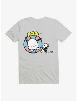 Cheap 🔔 Pochacco Swimming With Friends T-Shirt 🎁 -Cheap Sanrio Store 18719623 hi
