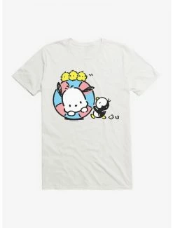 Cheap 🔔 Pochacco Swimming With Friends T-Shirt 🎁 -Cheap Sanrio Store 18719632 hi