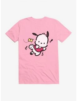 Outlet 👍 Pochacco Butterfly Chase T-Shirt 🥰 -Cheap Sanrio Store 18719927 hi