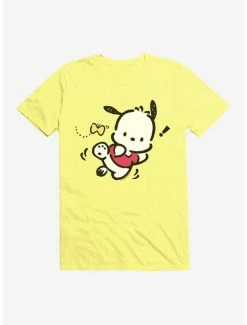 Outlet 👍 Pochacco Butterfly Chase T-Shirt 🥰 -Cheap Sanrio Store 18719990 hi