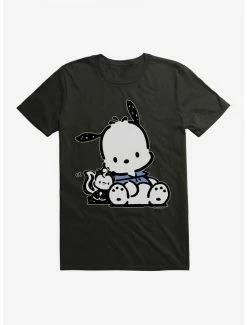Cheap 🎁 Pochacco Friend Hugs T-Shirt ❤️ -Cheap Sanrio Store 18720089 hi