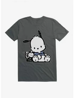 Cheap 🎁 Pochacco Friend Hugs T-Shirt ❤️ -Cheap Sanrio Store 18720098 hi